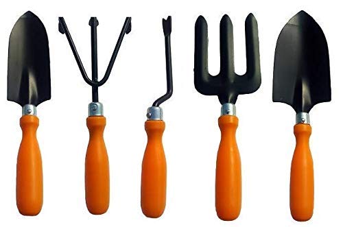 6 Pc Garden Tool Set with Garden Golves Premium Quality