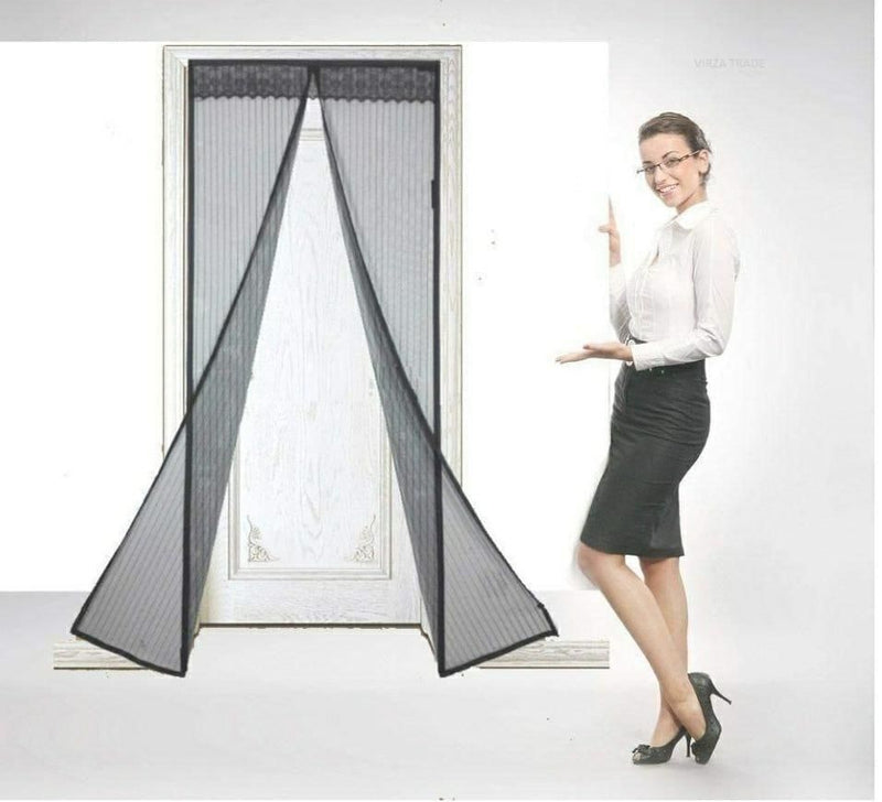 Mesh Screen Net Home Magnetic Foldable Anti Mosquito Door Curtains