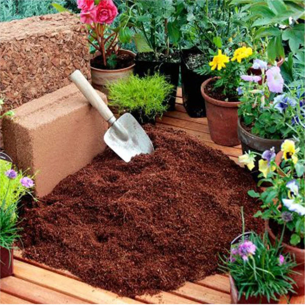 Premium 5kg Cocopeat Block for Gardening - Expands Up to 65 Litres