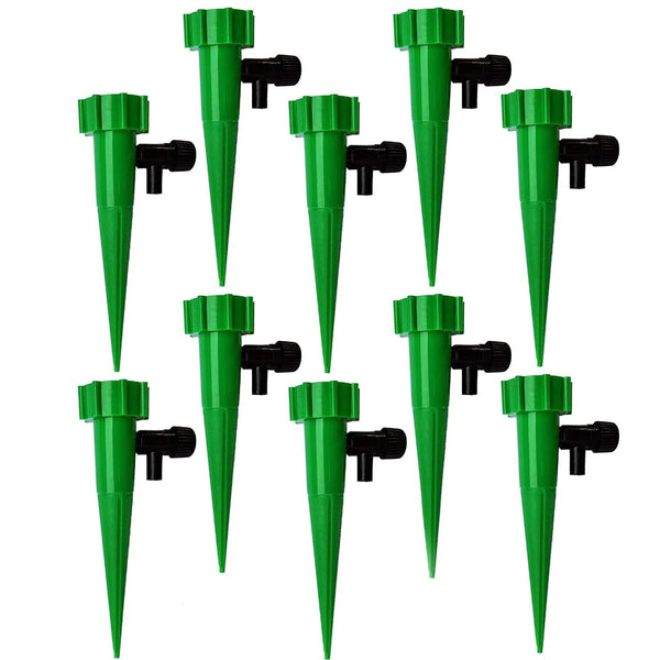 Drip Irrigation Spikes Kit - with Adjustable Flow (Pack of 10)