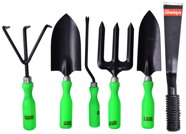 6 Pc Garden Tool Set with Khurpa Premium Quality