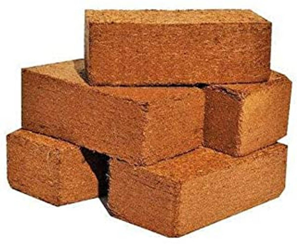 Cocopeat Brick  1Kg Block for Gardening and Plants, Expands into Coco Peat Powder